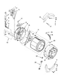 Tub and basket parts, optional parts (not included)