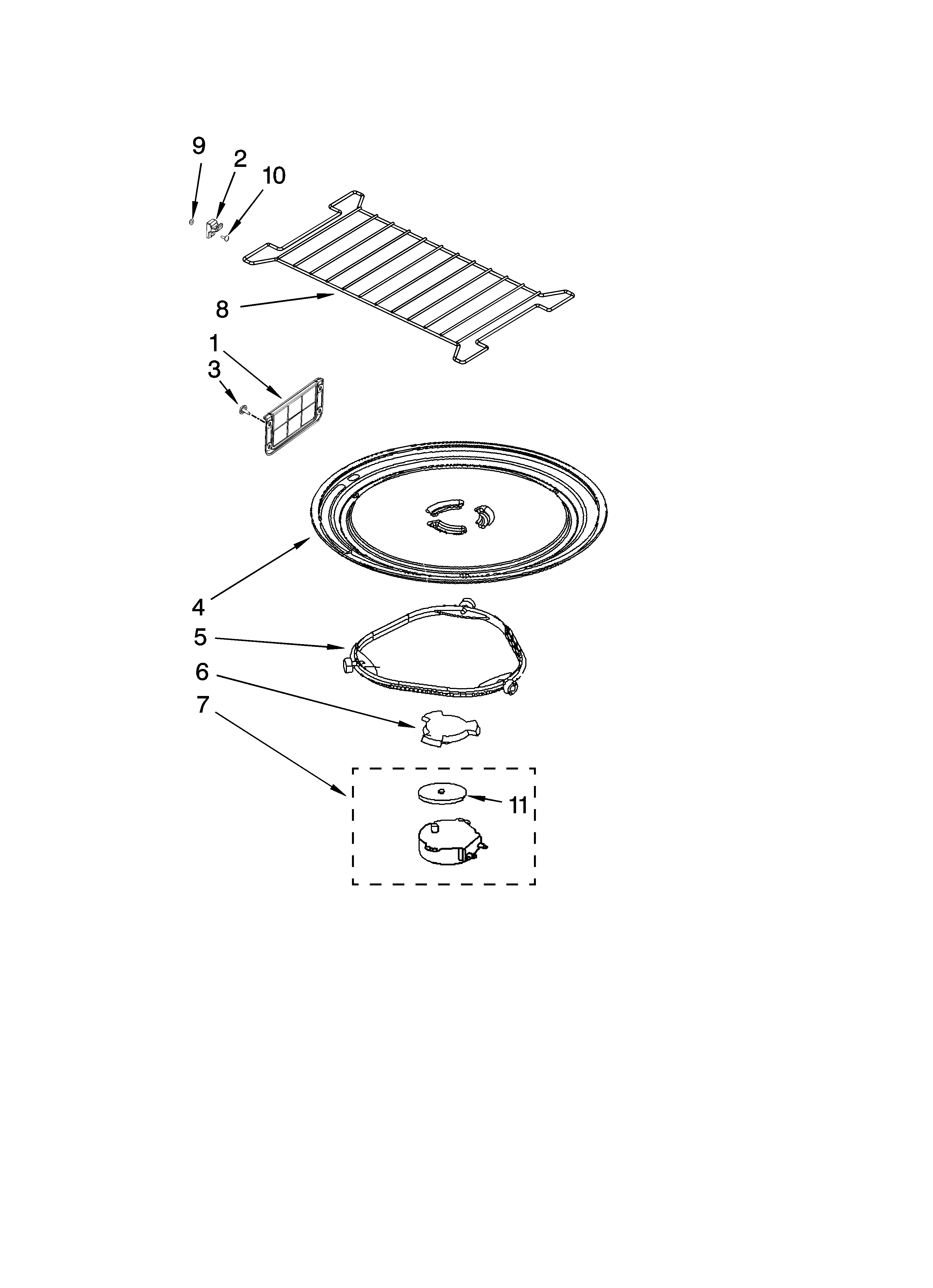 Turntable parts