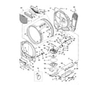 Maytag MEDB400VQ0 bulkhead parts, optional parts (not included) diagram