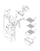 Freezer liner parts