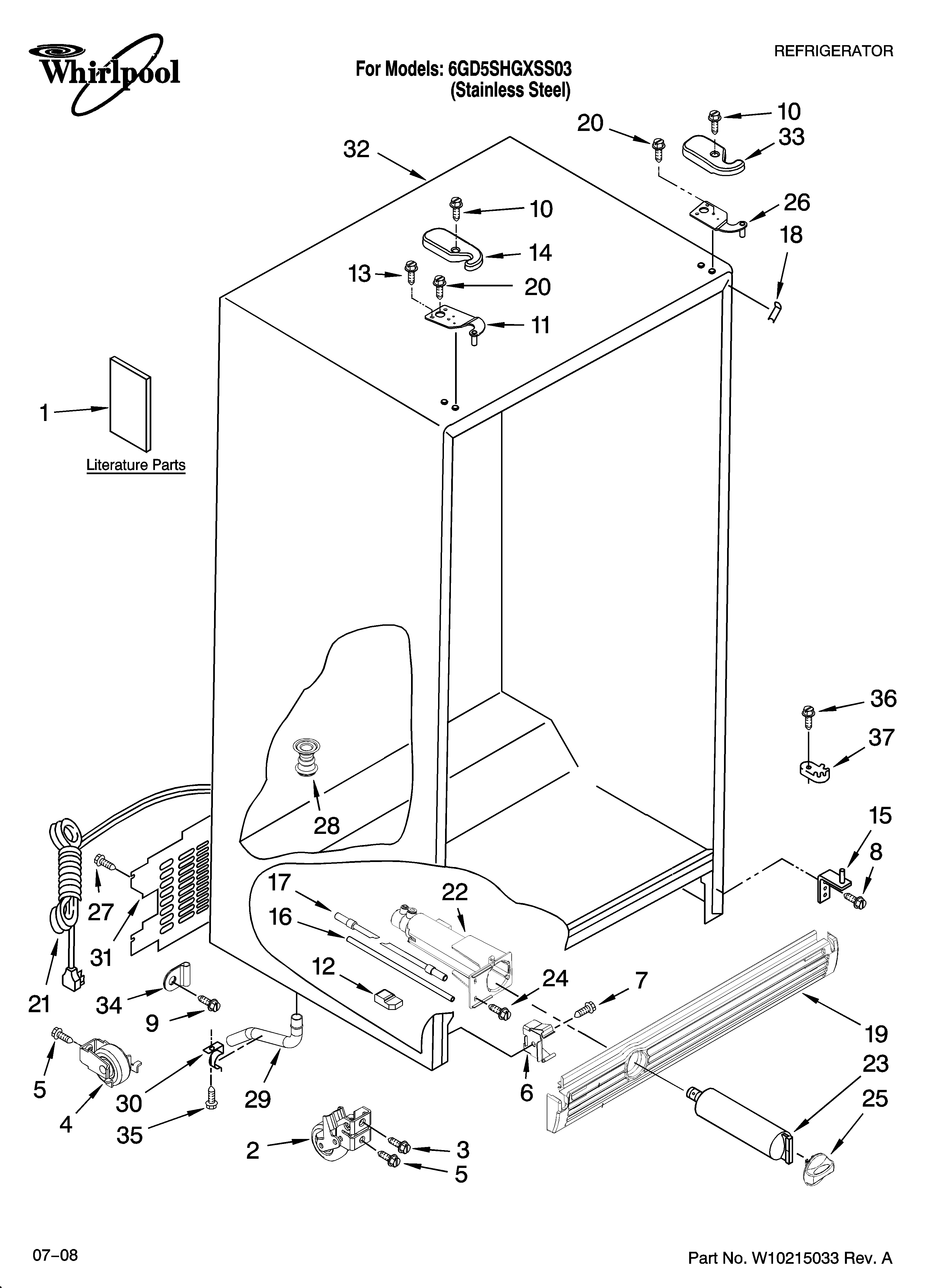 Cabinet parts