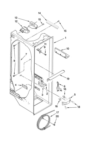 Refrigerator liner parts