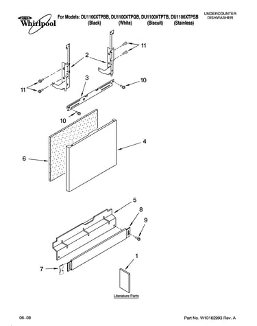 Door and panel parts