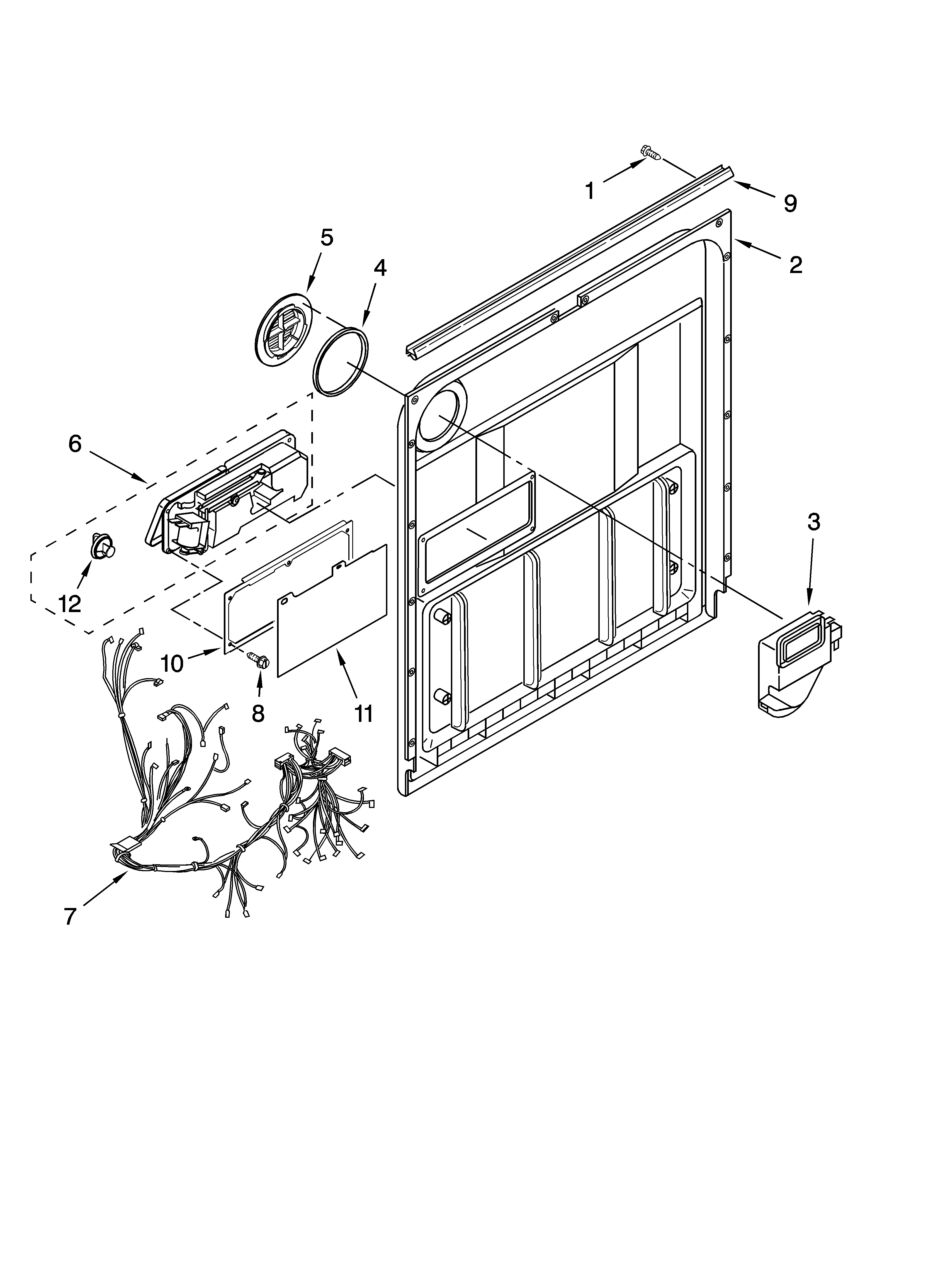 Door and latch parts