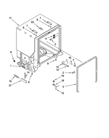 Tub and frame parts