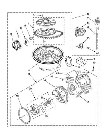 Pump and motor parts