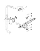 Upper wash and rinse parts
