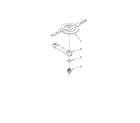 Whirlpool DU1100XTPBB lower washarm parts, optional parts (not included) diagram