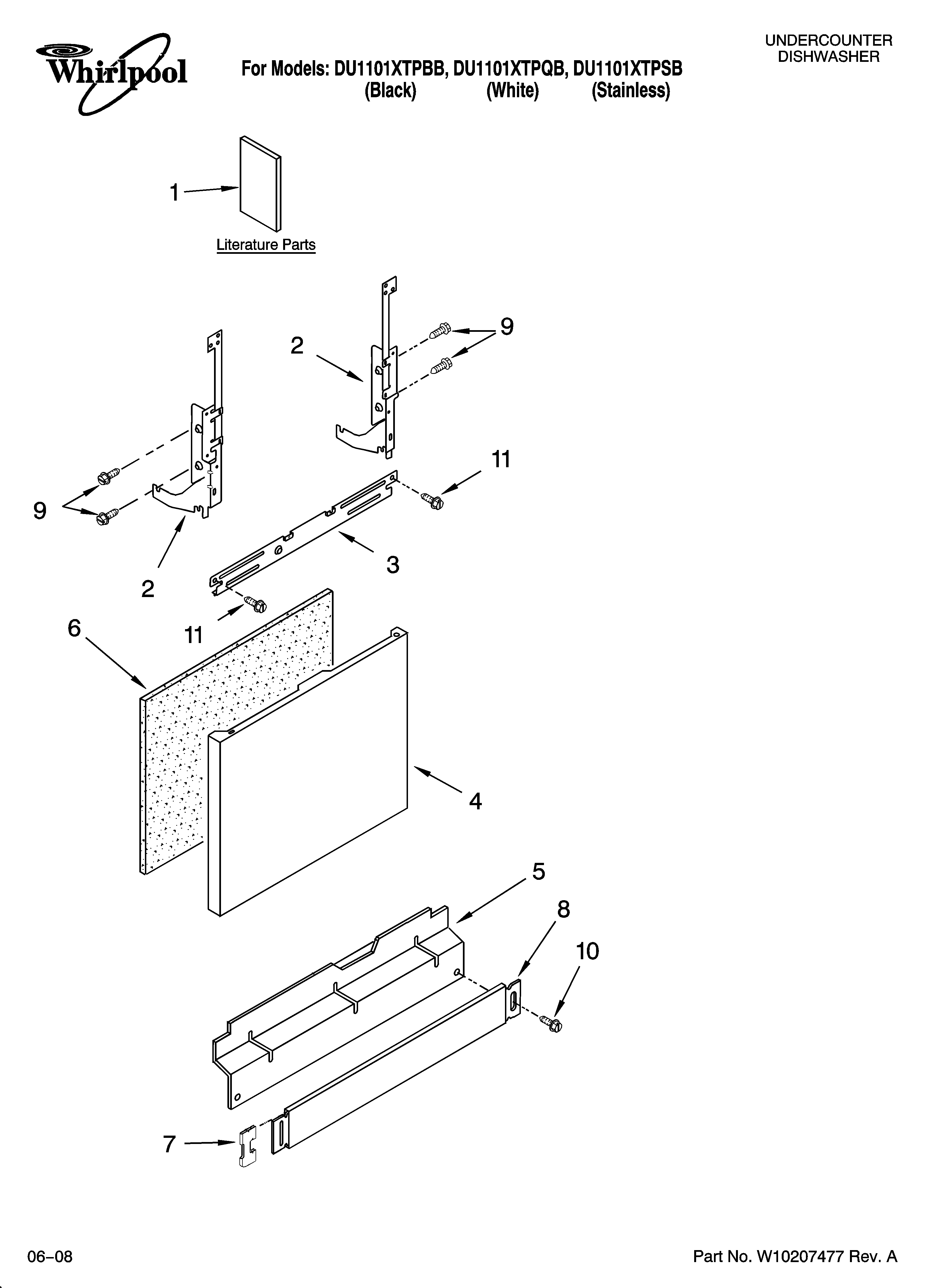 Door and panel parts