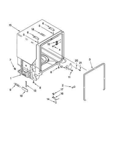 Tub and frame parts