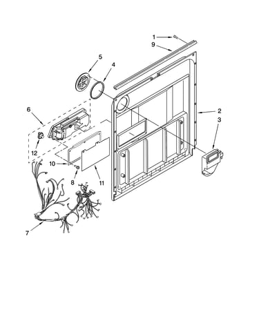 Door and latch parts