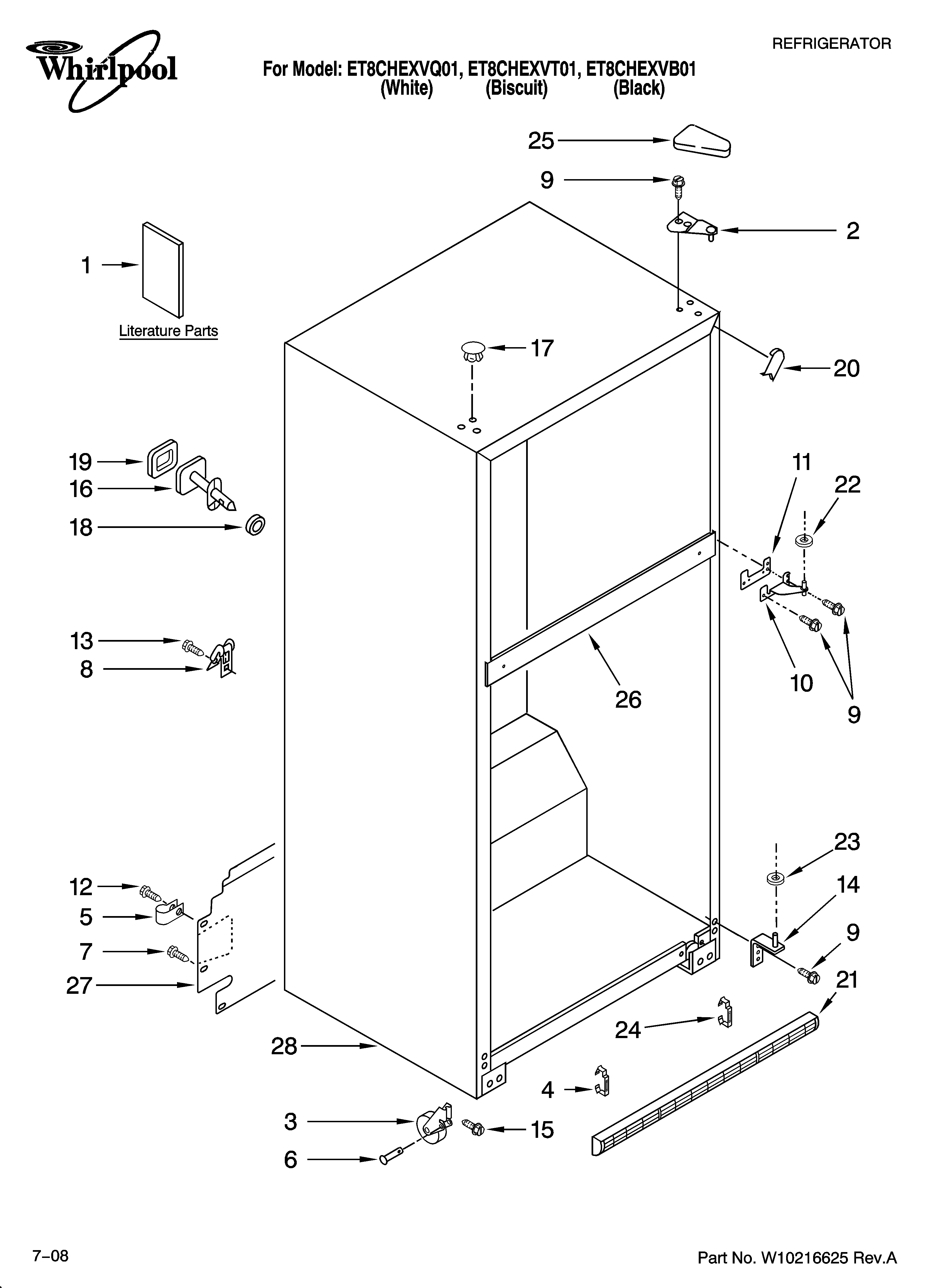 CABINET PARTS