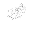 Whirlpool GBS307PRY03 top venting parts, optional parts diagram