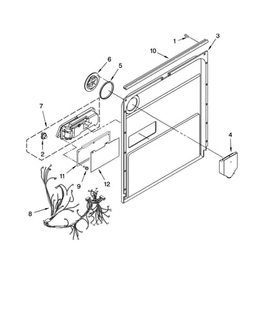 Door and latch parts