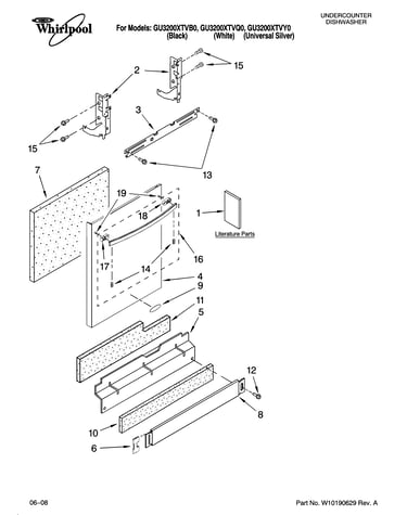 Door and panel parts