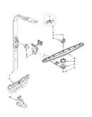 Upper wash and rinse parts