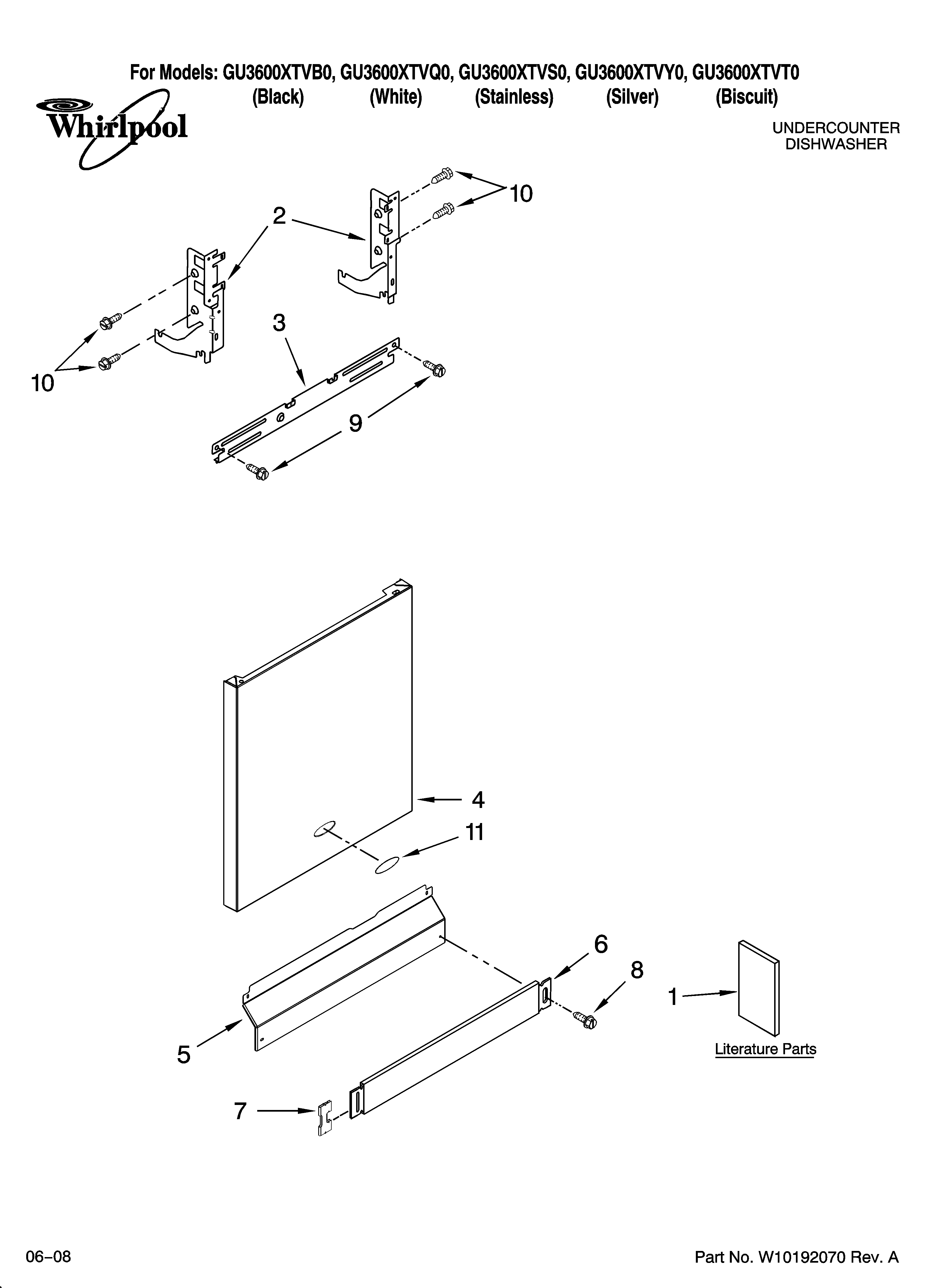 Door and panel parts