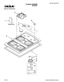 Cooktop, burner and grate parts