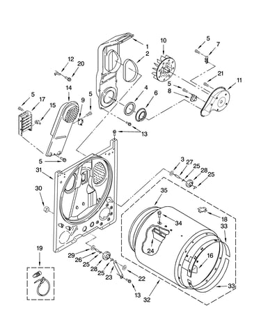 Bulkhead parts, optional parts (not included)