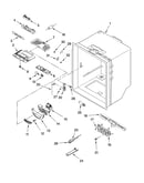 Refrigerator liner parts