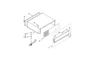 KitchenAid KBLC36FTS03 top grille and unit cover parts diagram