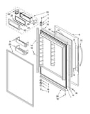 Refrigerator door parts