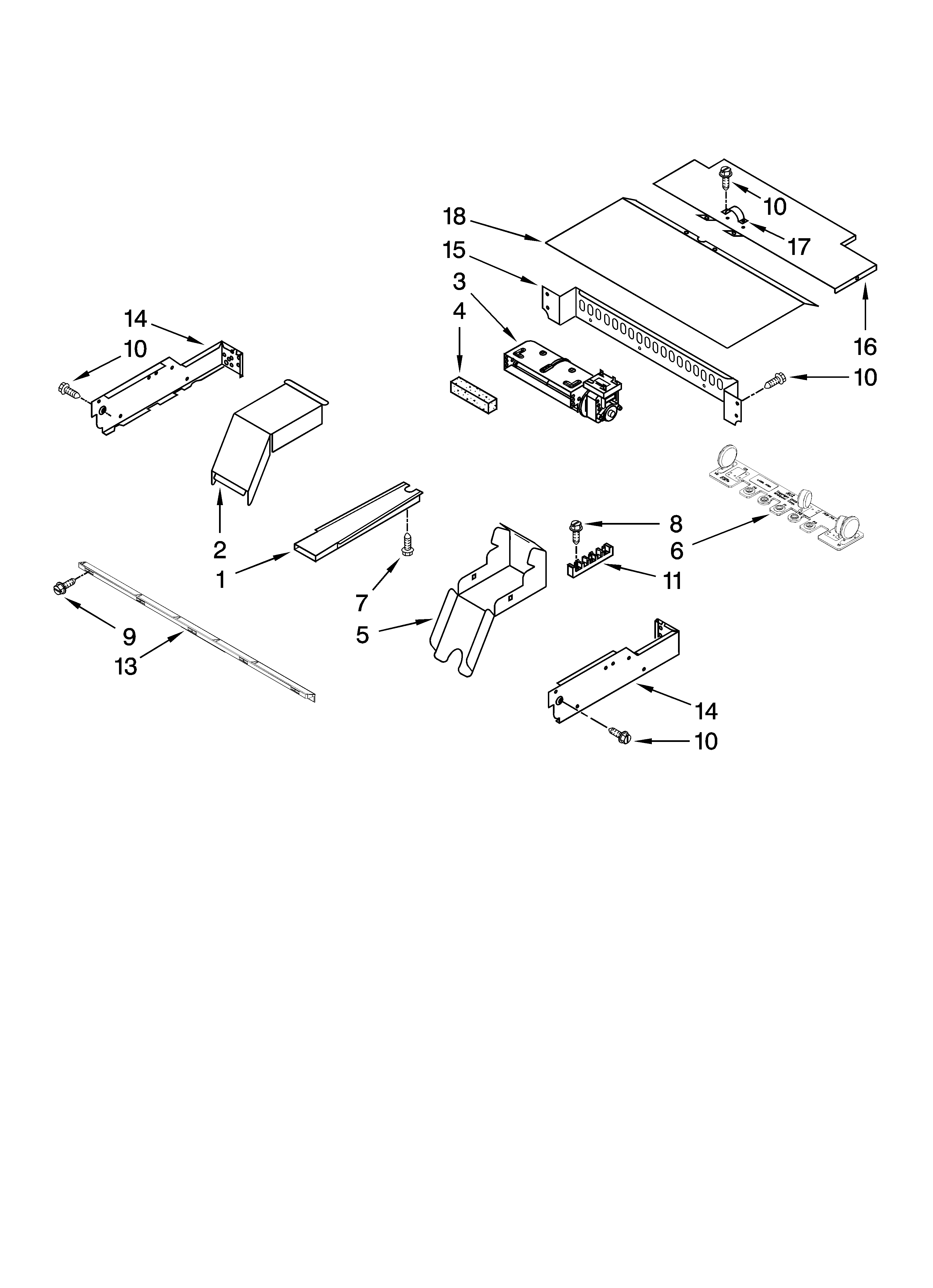 Top venting parts, optional parts