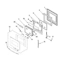 Oven door parts