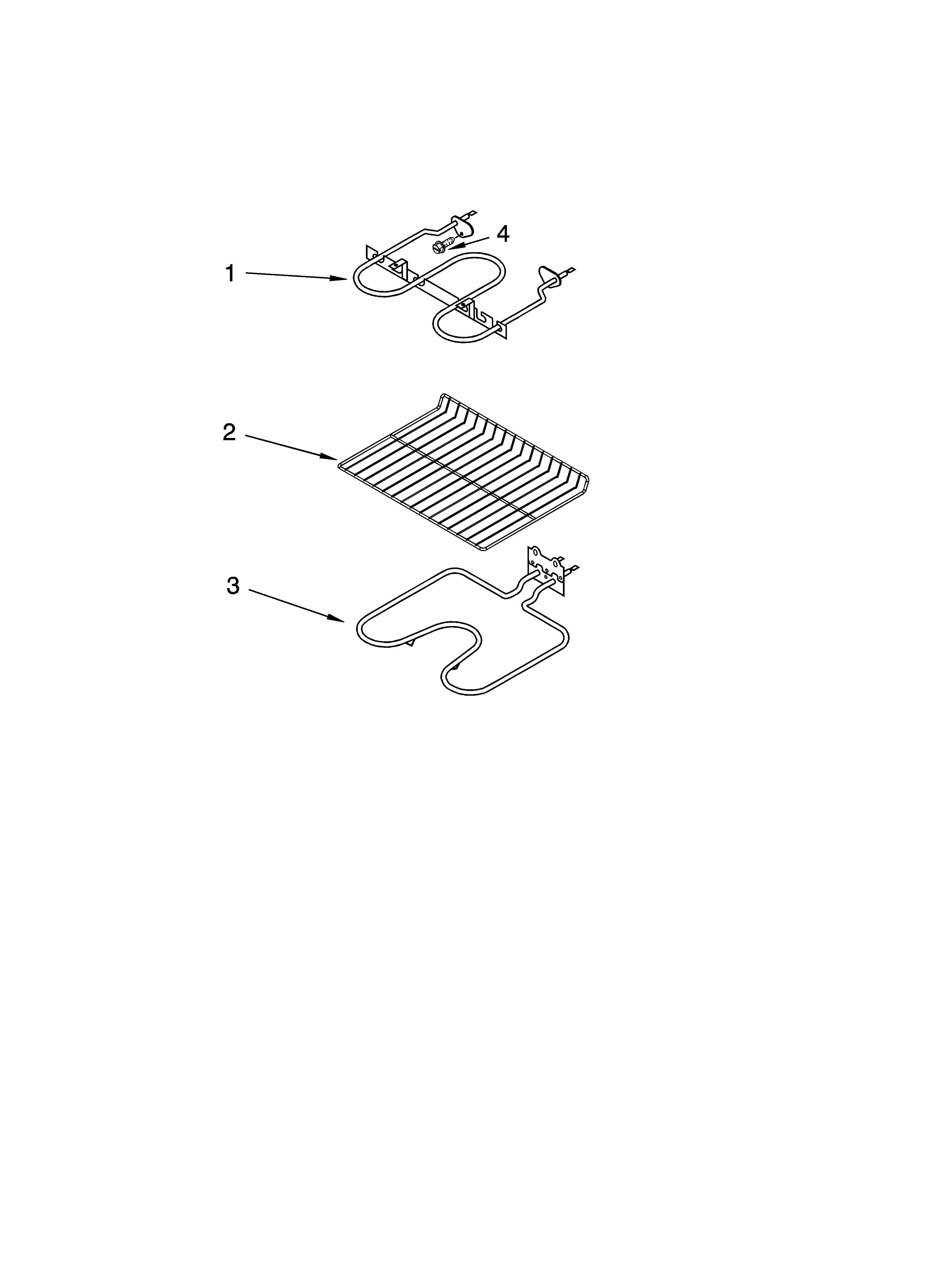 Internal oven parts