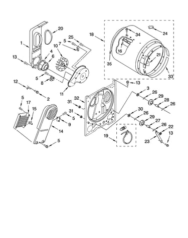 Bulkhead parts, optional parts (not included)