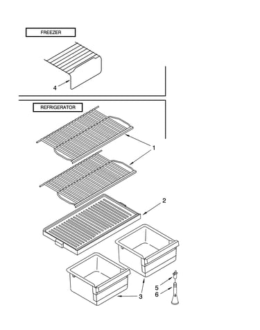 Shelf parts, optional parts
