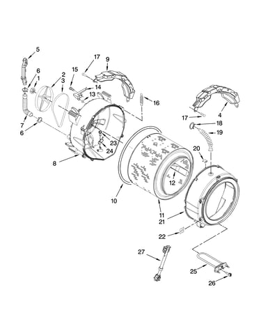 Tub and basket parts