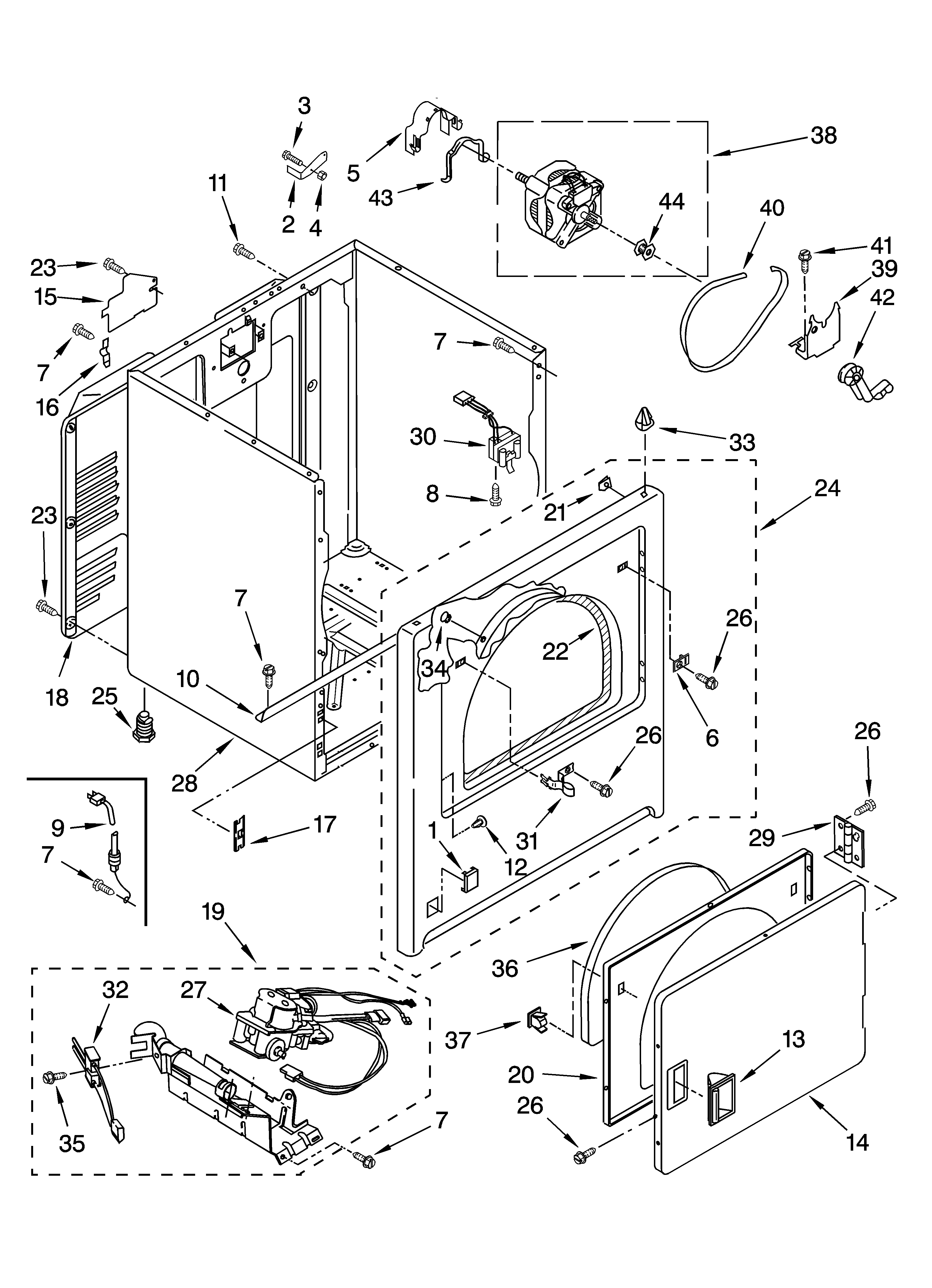 Cabinet parts