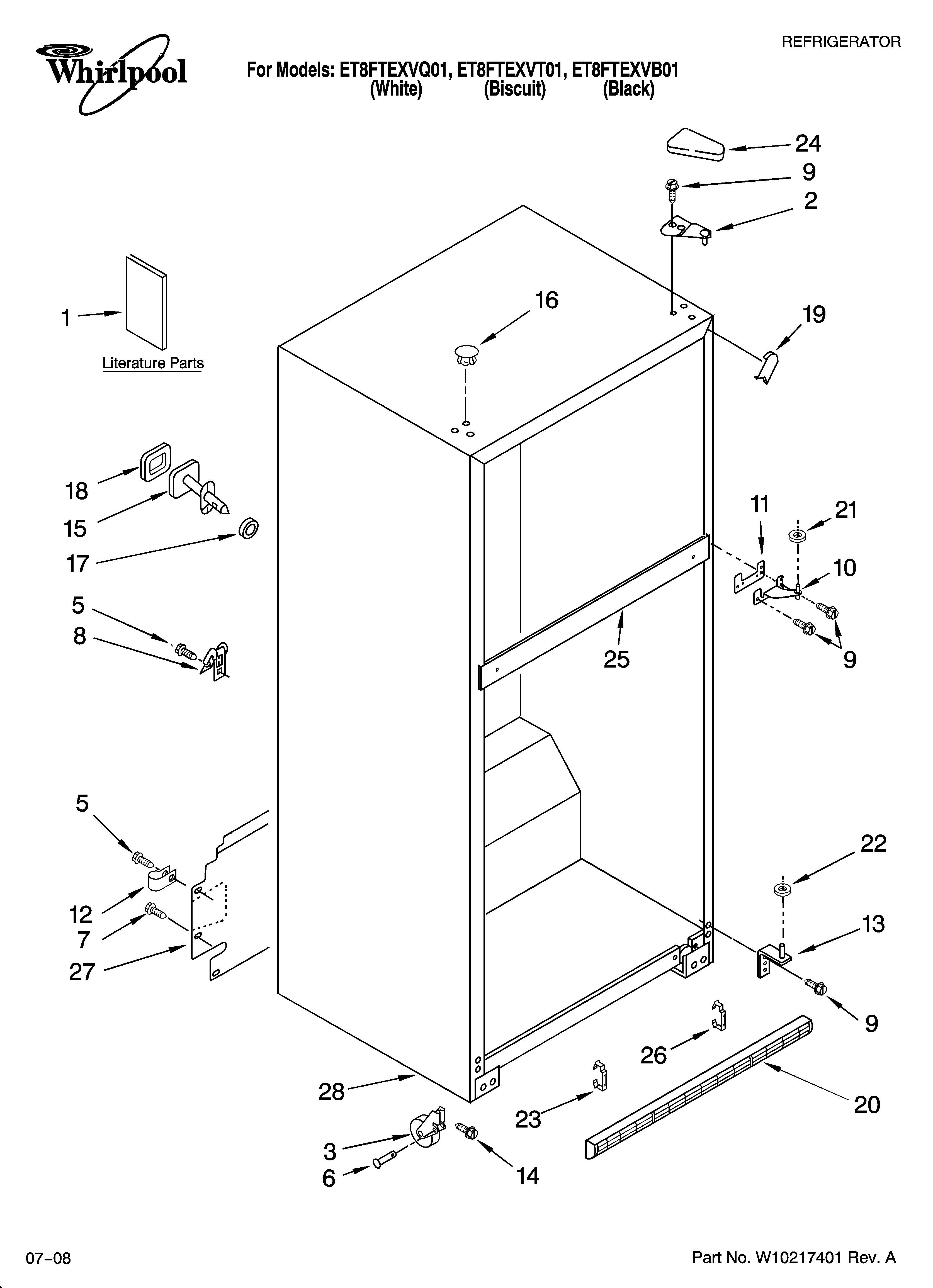 Cabinet parts
