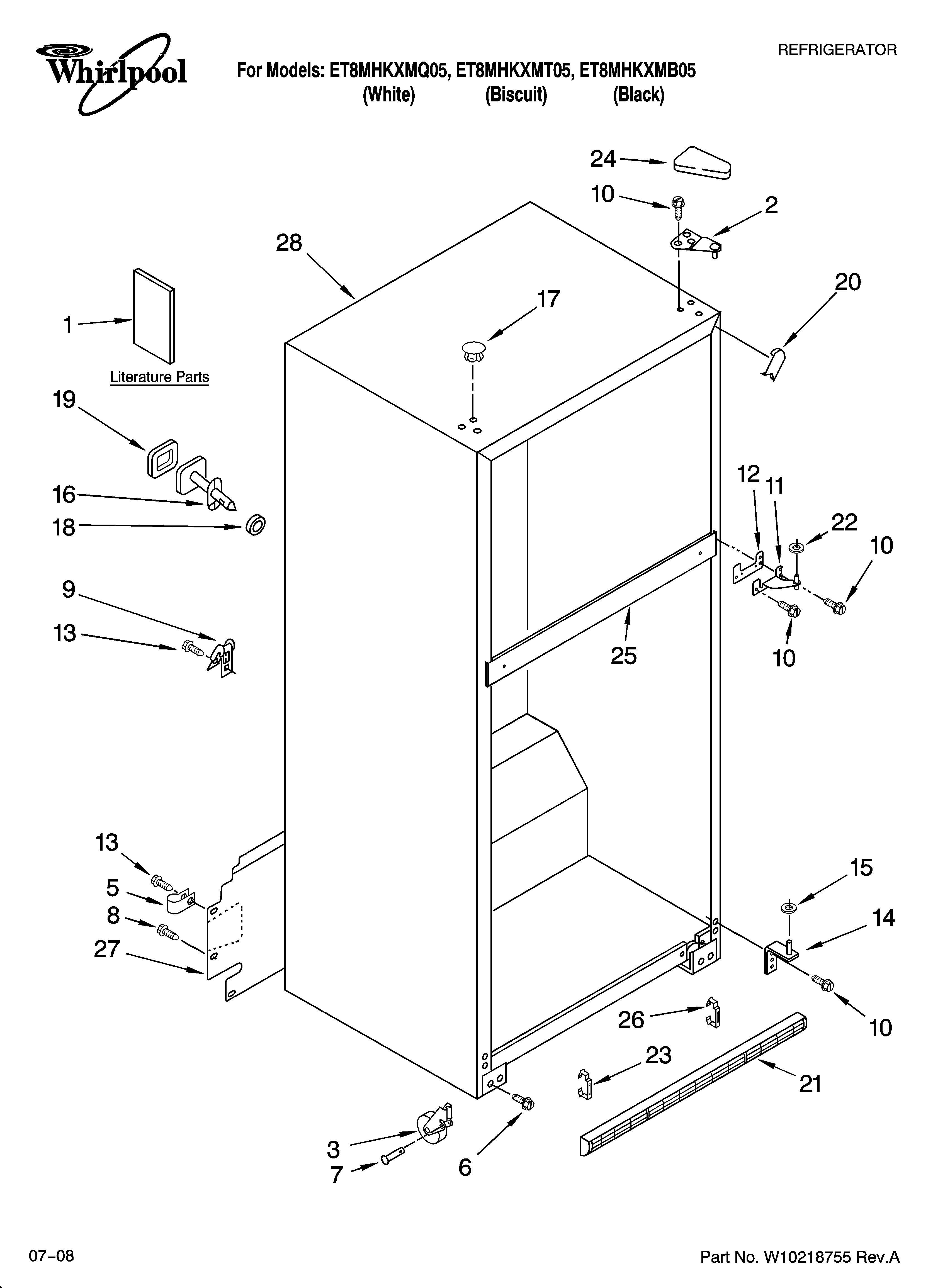 Cabinet parts