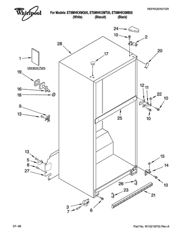 Cabinet parts
