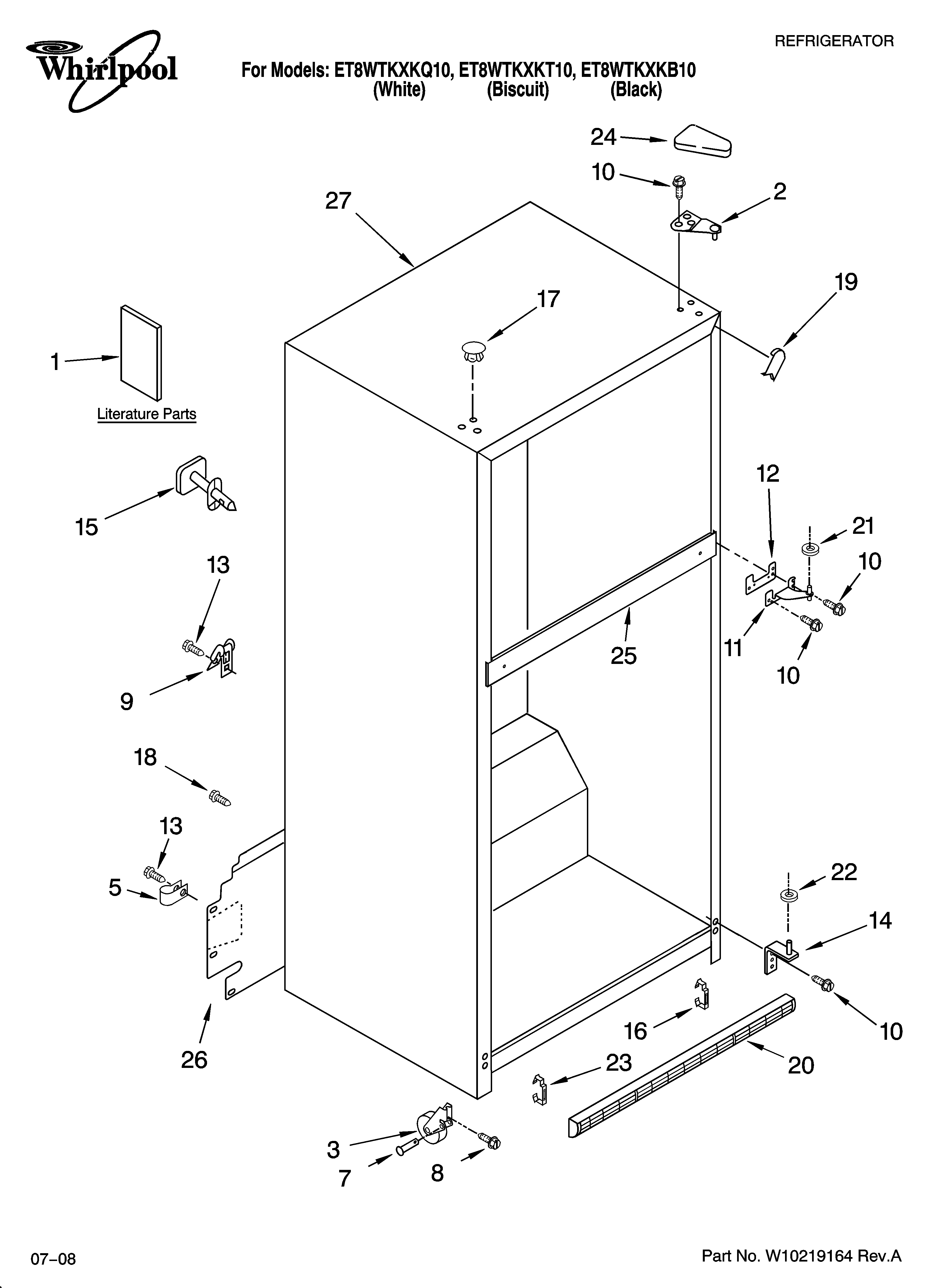 Cabinet parts