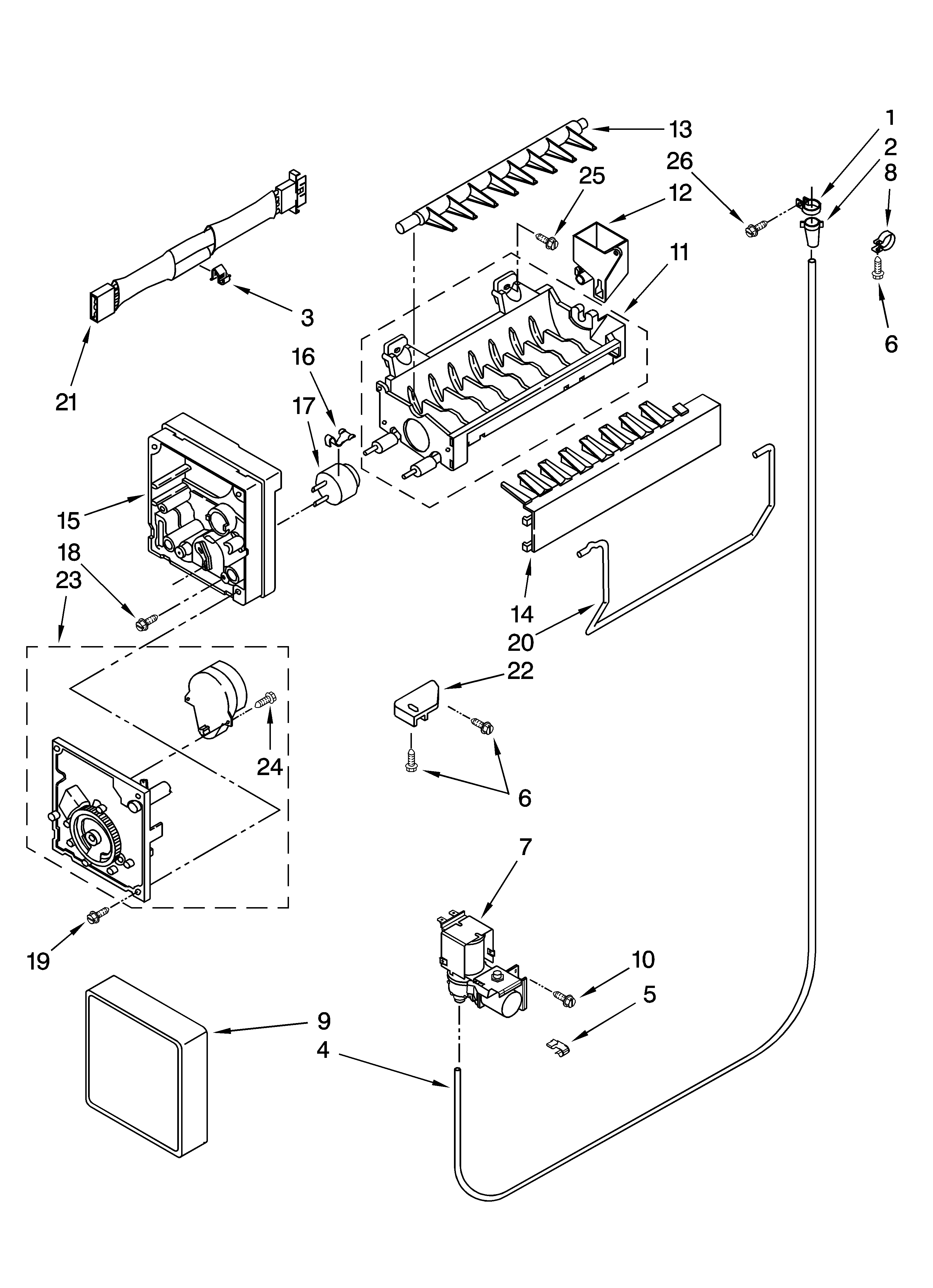 Icemaker parts