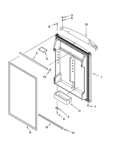 Bottom door parts