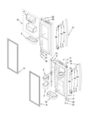 Refrigerator door parts
