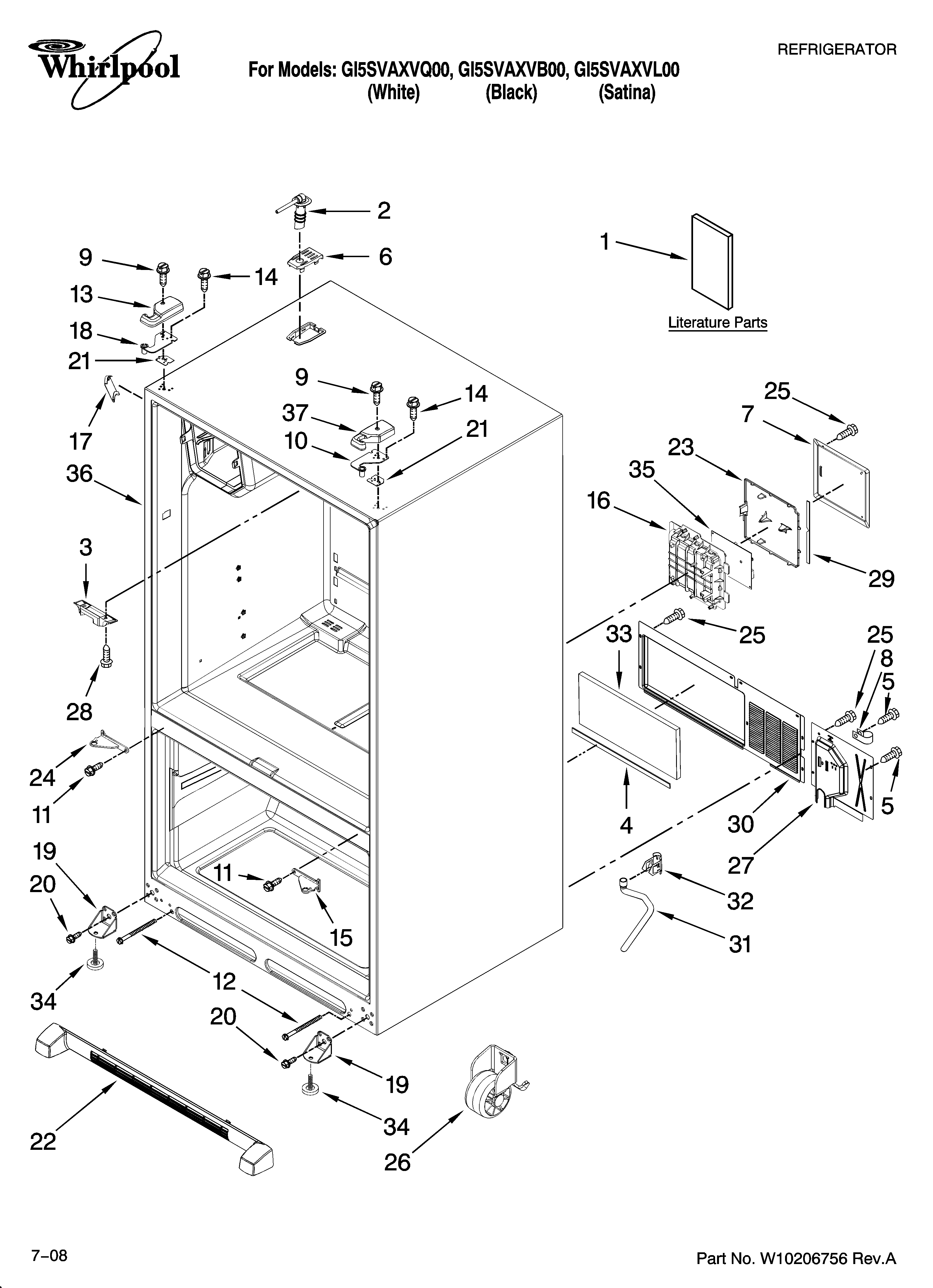 CABINET PARTS