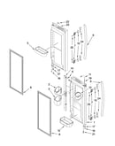 Refrigerator door parts