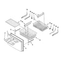 Freezer door parts