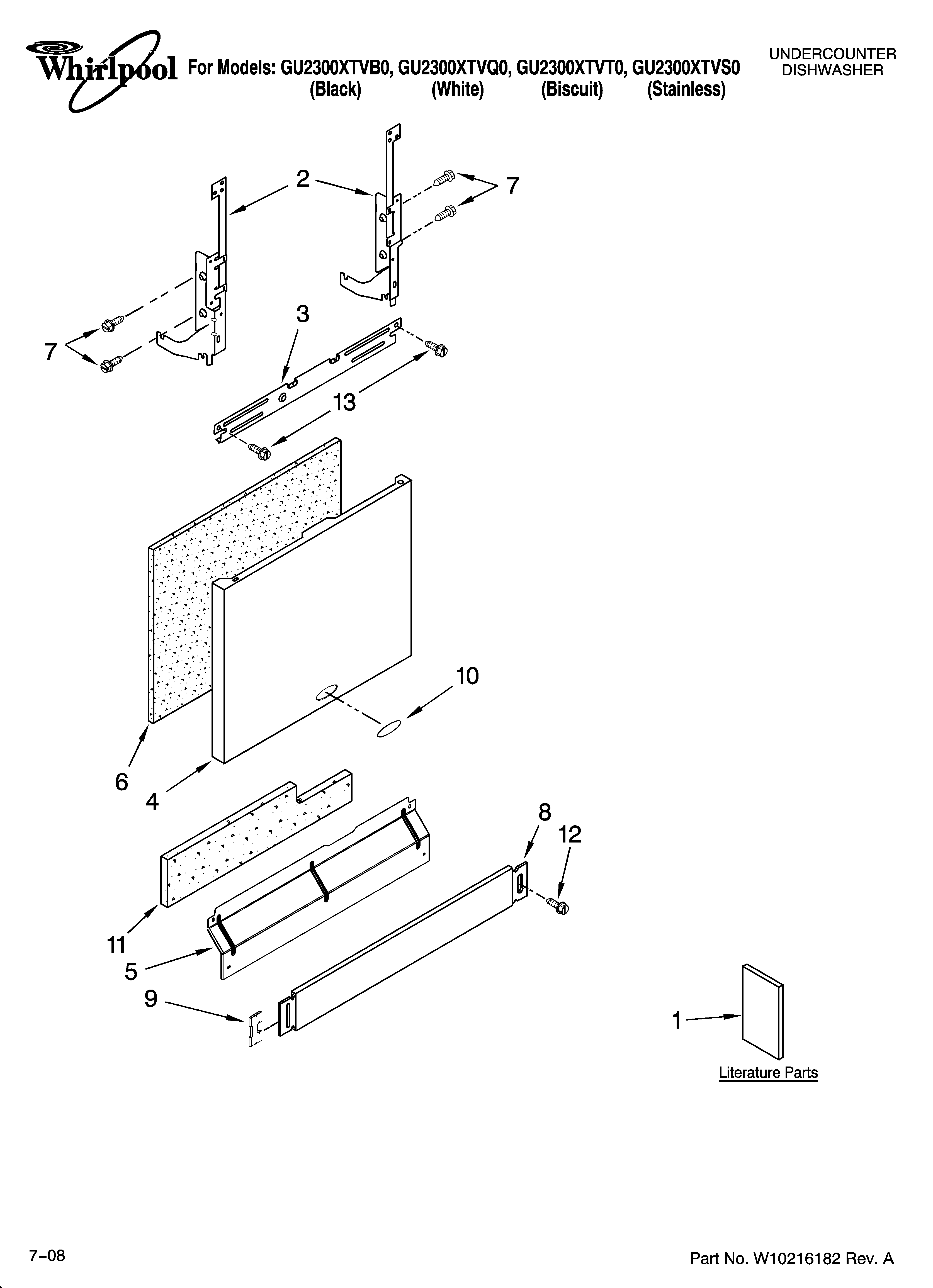 Door and panel parts