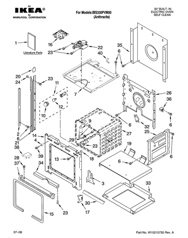 Oven parts
