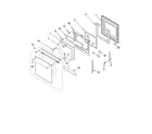 Ikea IBS330PVM00 oven door parts diagram