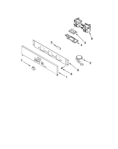 Control panel parts