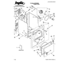 Inglis IED4400VQ0 cabinet parts diagram