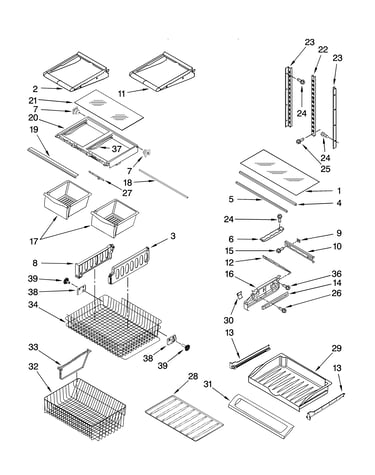 Shelf parts