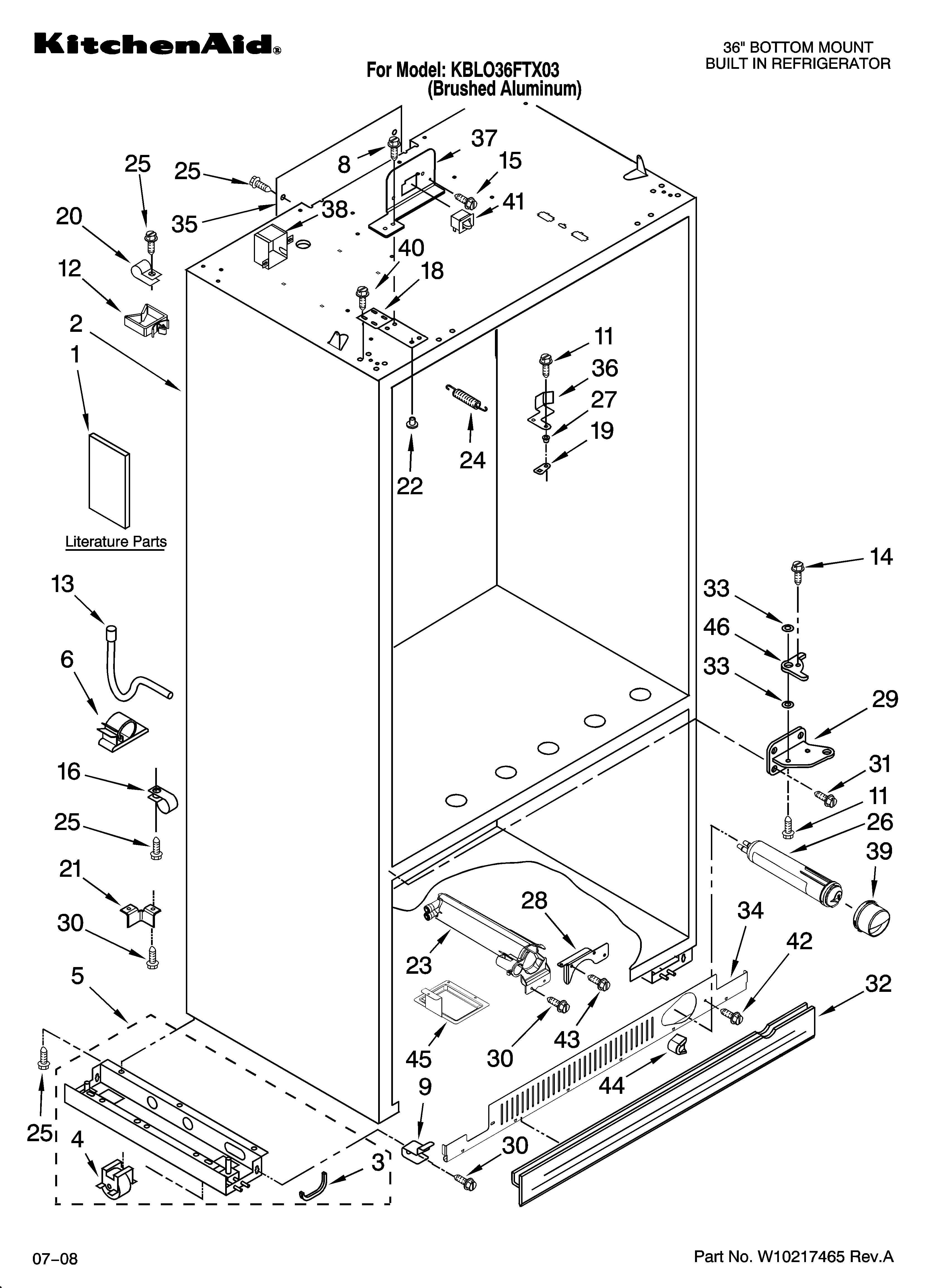 Cabinet parts
